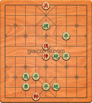 Bàn cờ tướng bài tập Cờ Tướng Haga thế Khó ván 148 - Độ khó Khó