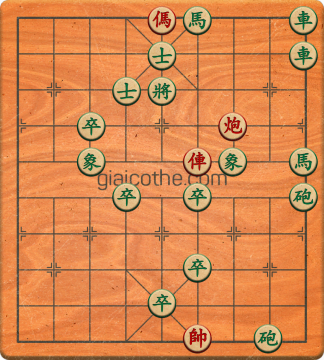 Bàn cờ tướng bài tập Cờ Tướng Haga thế Khó ván 151 - Độ khó Khó