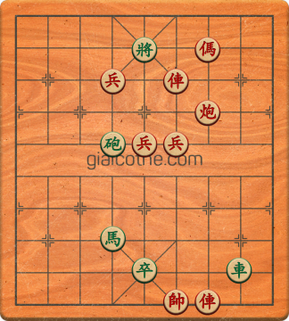 Bàn cờ tướng bài tập Cờ Tướng Haga thế Khó ván 154 - Độ khó Khó