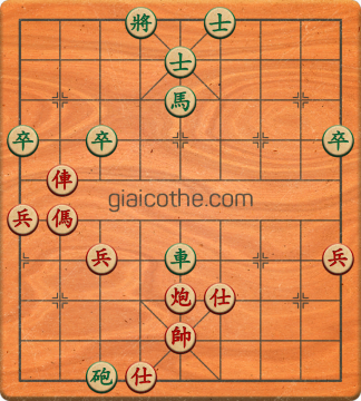 Bàn cờ tướng bài tập Cờ Tướng Haga thế Khó ván 156 - Độ khó Khó