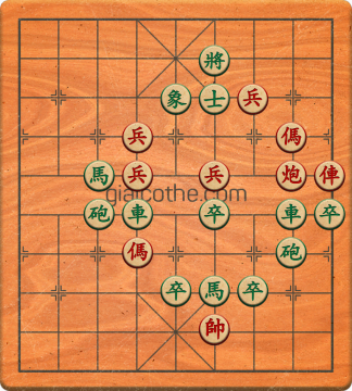 Bàn cờ tướng bài tập Cờ Tướng Haga thế Khó ván 169 - Độ khó Khó