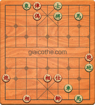 Bàn cờ tướng bài tập Cờ Tướng Haga thế Khó ván 177 - Độ khó Khó