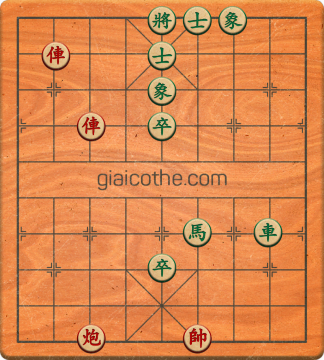 Bàn cờ tướng bài tập Cờ Tướng Haga thế Khó ván 183 - Độ khó Khó