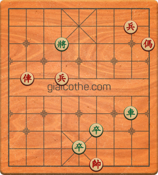 Bàn cờ tướng bài tập Cờ Tướng Haga thế Khó ván 185 - Độ khó Khó