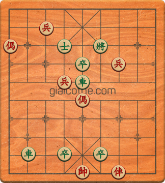 Bàn cờ tướng bài tập Cờ Tướng Haga thế Khó ván 187 - Độ khó Khó