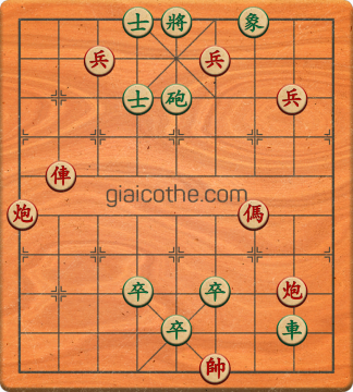 Bàn cờ tướng bài tập Cờ Tướng Haga thế Khó ván 2 - Độ khó Khó