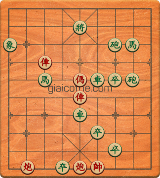 Bàn cờ tướng bài tập Cờ Tướng Haga thế Khó ván 205 - Độ khó Khó