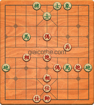 Bàn cờ tướng bài tập Cờ Tướng Haga thế Khó ván 21 - Độ khó Khó