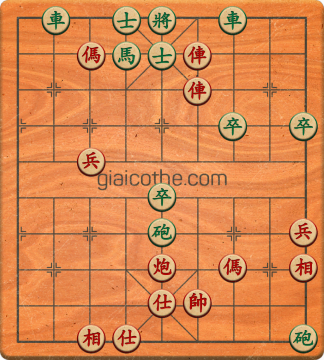 Bàn cờ tướng bài tập Cờ Tướng Haga thế Khó ván 212 - Độ khó Khó