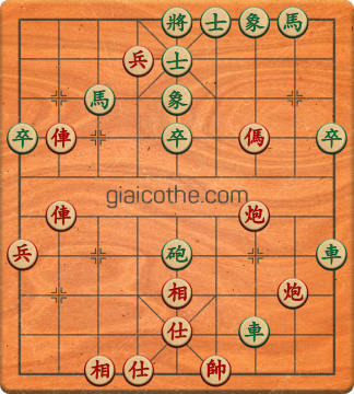 Bàn cờ tướng bài tập Cờ Tướng Haga thế Khó ván 219 - Độ khó Khó