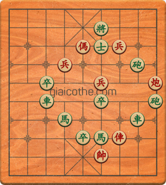 Bàn cờ tướng bài tập Cờ Tướng Haga thế Khó ván 226 - Độ khó Khó