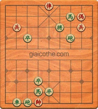 Bàn cờ tướng bài tập Cờ Tướng Haga thế Khó ván 234 - Độ khó Khó