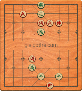 Bàn cờ tướng bài tập Cờ Tướng Haga thế Khó ván 24 - Độ khó Khó