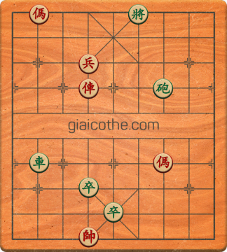 Bàn cờ tướng bài tập Cờ Tướng Haga thế Khó ván 245 - Độ khó Khó