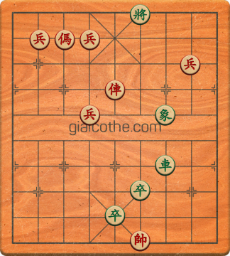 Bàn cờ tướng bài tập Cờ Tướng Haga thế Khó ván 255 - Độ khó Khó