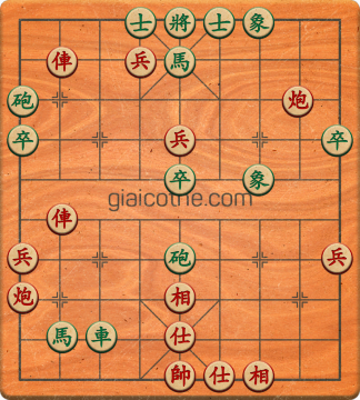 Bàn cờ tướng bài tập Cờ Tướng Haga thế Khó ván 260 - Độ khó Khó