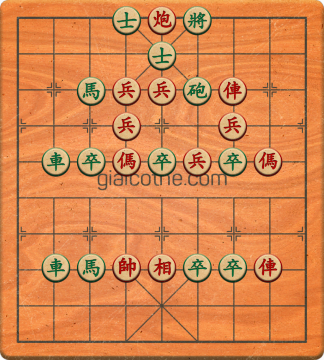 Bàn cờ tướng bài tập Cờ Tướng Haga thế Khó ván 262 - Độ khó Khó