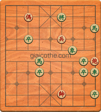 Bàn cờ tướng bài tập Cờ Tướng Haga thế Khó ván 263 - Độ khó Khó