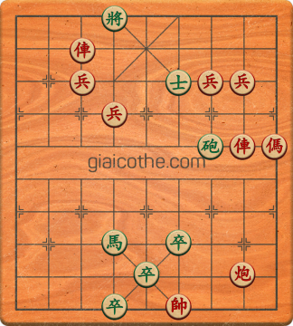 Bàn cờ tướng bài tập Cờ Tướng Haga thế Khó ván 265 - Độ khó Khó