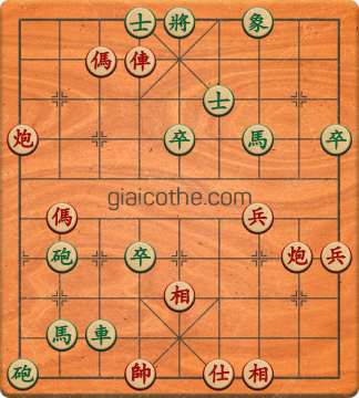 Bàn cờ tướng bài tập Cờ Tướng Haga thế Khó ván 272 - Độ khó Khó