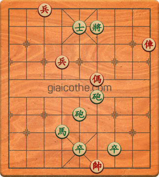 Bàn cờ tướng bài tập Cờ Tướng Haga thế Khó ván 280 - Độ khó Khó