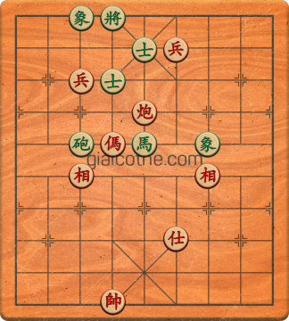 Bàn cờ tướng bài tập Cờ Tướng Haga thế Khó ván 293 - Độ khó Khó