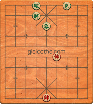 Bàn cờ tướng bài tập Cờ Tướng Haga thế Khó ván 3 - Độ khó Khó