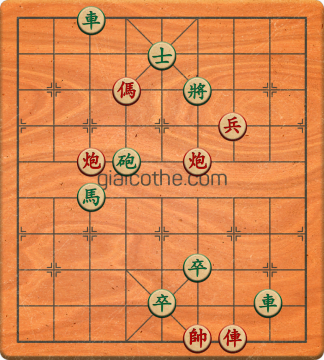 Bàn cờ tướng bài tập Cờ Tướng Haga thế Khó ván 307 - Độ khó Khó