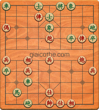 Bàn cờ tướng bài tập Cờ Tướng Haga thế Khó ván 308 - Độ khó Khó