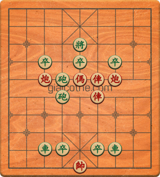 Bàn cờ tướng bài tập Cờ Tướng Haga thế Khó ván 316 - Độ khó Khó