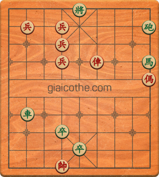 Bàn cờ tướng bài tập Cờ Tướng Haga thế Khó ván 317 - Độ khó Khó