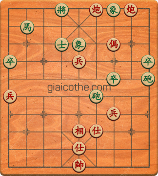 Bàn cờ tướng bài tập Cờ Tướng Haga thế Khó ván 324 - Độ khó Khó