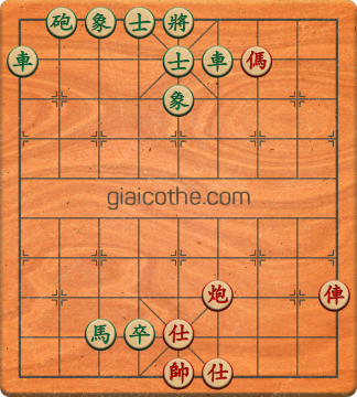 Bàn cờ tướng bài tập Cờ Tướng Haga thế Khó ván 327 - Độ khó Khó