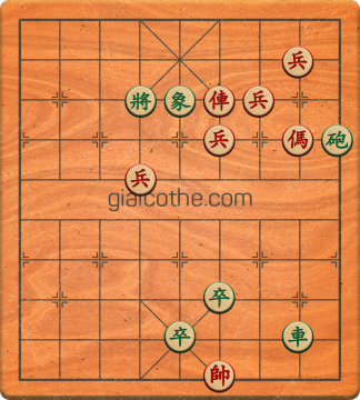 Bàn cờ tướng bài tập Cờ Tướng Haga thế Khó ván 329 - Độ khó Khó