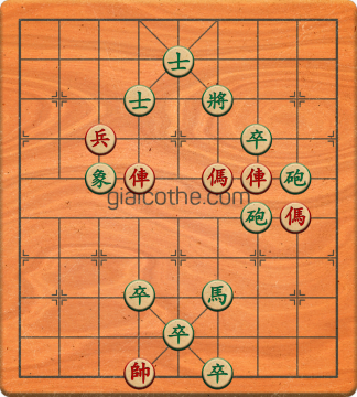 Bàn cờ tướng bài tập Cờ Tướng Haga thế Khó ván 362 - Độ khó Khó