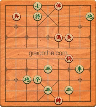 Bàn cờ tướng bài tập Cờ Tướng Haga thế Khó ván 365 - Độ khó Khó