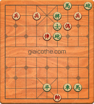 Bàn cờ tướng bài tập Cờ Tướng Haga thế Khó ván 368 - Độ khó Khó