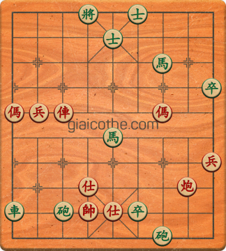 Bàn cờ tướng bài tập Cờ Tướng Haga thế Khó ván 369 - Độ khó Khó