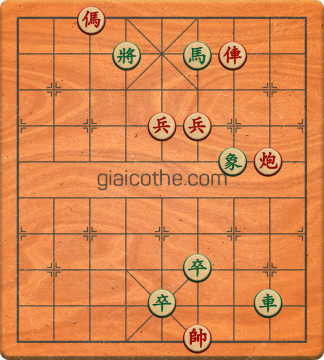 Bàn cờ tướng bài tập Cờ Tướng Haga thế Khó ván 37 - Độ khó Khó