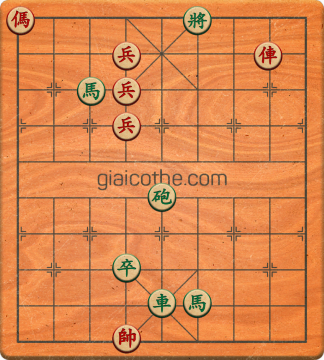 Bàn cờ tướng bài tập Cờ Tướng Haga thế Khó ván 375 - Độ khó Khó