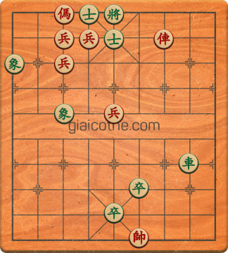 Bàn cờ tướng bài tập Cờ Tướng Haga thế Khó ván 378 - Độ khó Khó