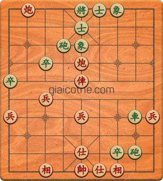 Bàn cờ tướng bài tập Cờ Tướng Haga thế Khó ván 38 - Độ khó Khó