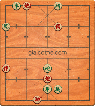 Bàn cờ tướng bài tập Cờ Tướng Haga thế Khó ván 392 - Độ khó Khó