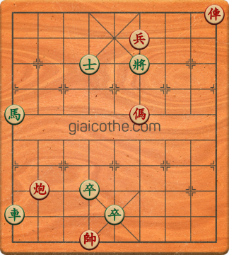 Bàn cờ tướng bài tập Cờ Tướng Haga thế Khó ván 40 - Độ khó Khó