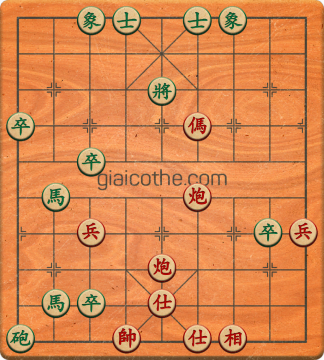 Bàn cờ tướng bài tập Cờ Tướng Haga thế Khó ván 408 - Độ khó Khó