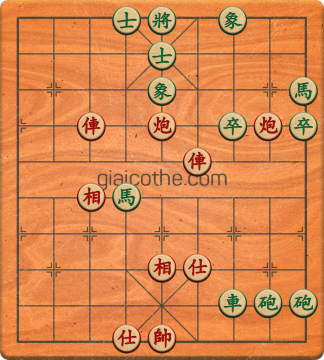 Bàn cờ tướng bài tập Cờ Tướng Haga thế Khó ván 411 - Độ khó Khó