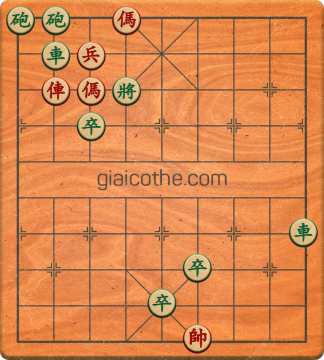 Bàn cờ tướng bài tập Cờ Tướng Haga thế Khó ván 416 - Độ khó Khó