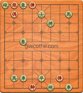 Bàn cờ tướng bài tập Cờ Tướng Haga thế Khó ván 418 - Độ khó Khó