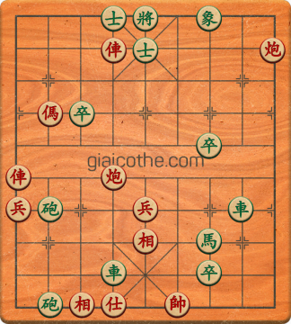 Bàn cờ tướng bài tập Cờ Tướng Haga thế Khó ván 422 - Độ khó Khó