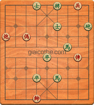 Bàn cờ tướng bài tập Cờ Tướng Haga thế Khó ván 425 - Độ khó Khó